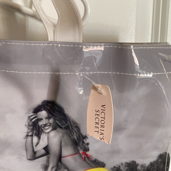 Victoria Secret plastic beach tote VINTAGE - Picture 3 of 3